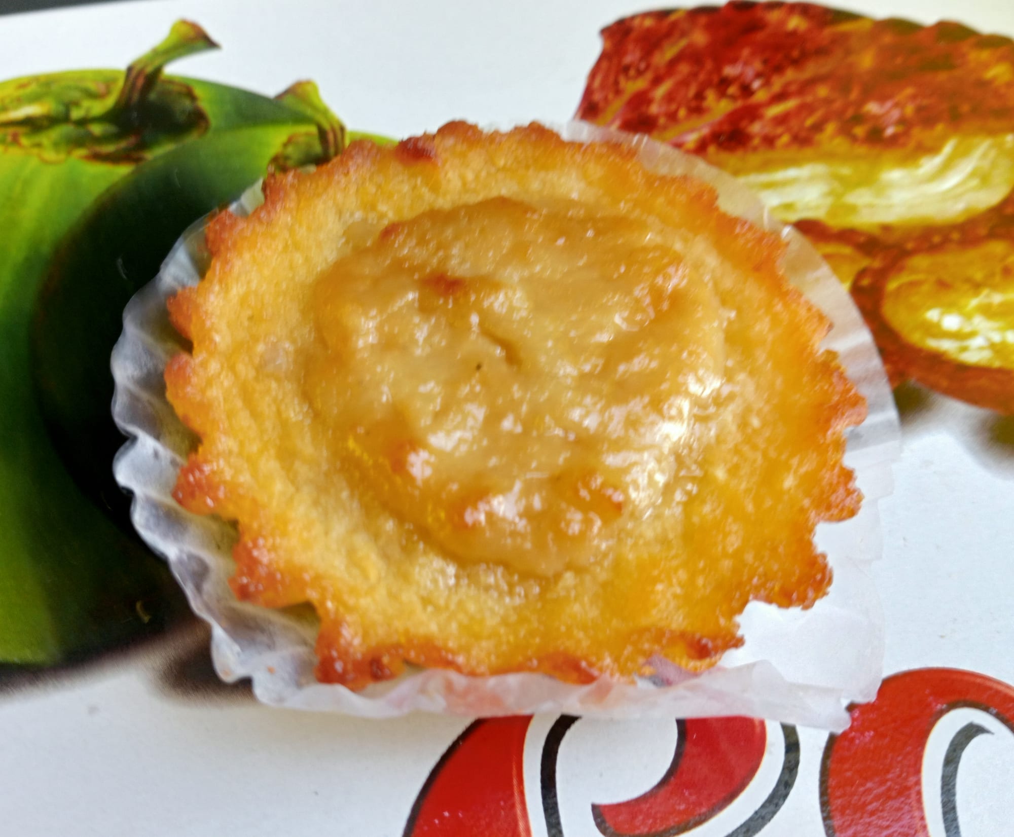A dense, golden baked pie cut into squares