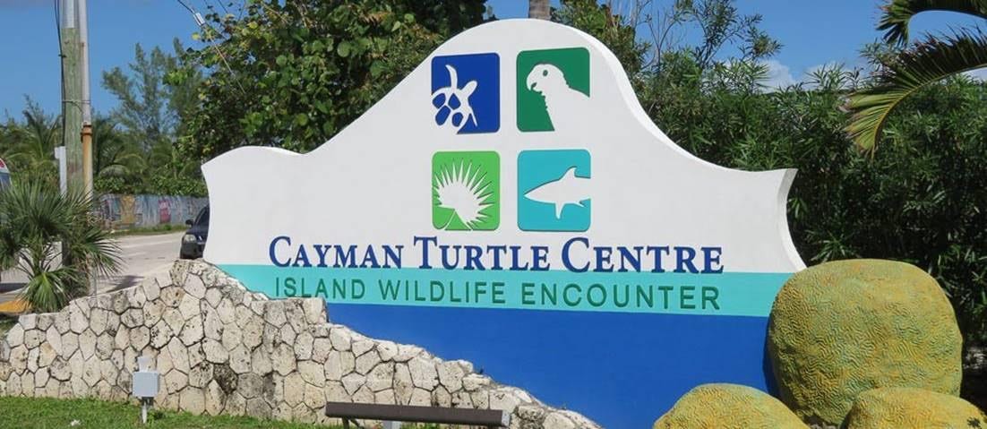 A sign at the entrance to a turtle conservation and farming facility