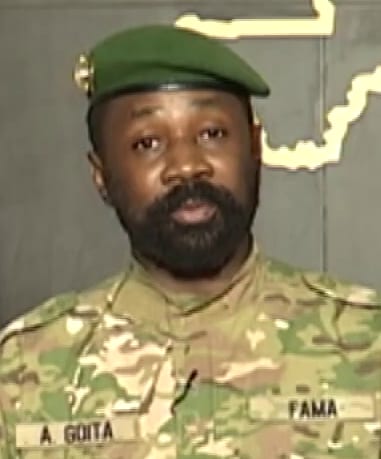 Colonel Assimi Goïta in uniform, 2021