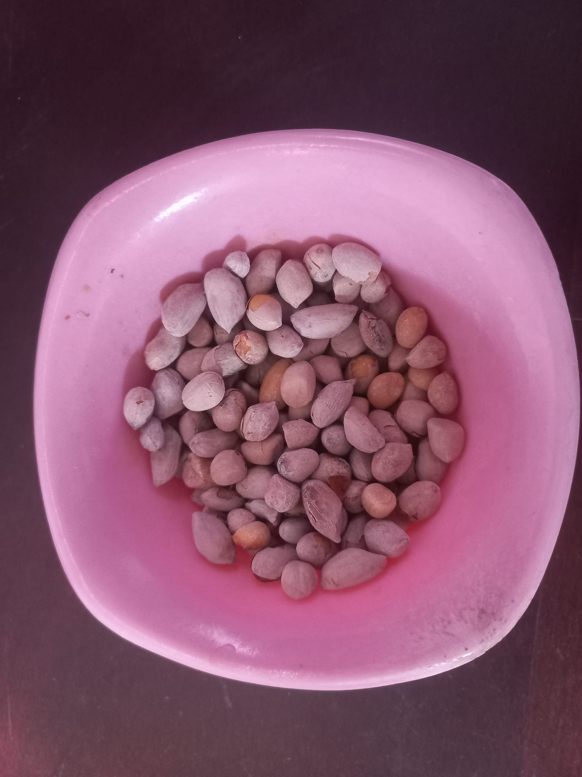 A bowl of mashed fava beans